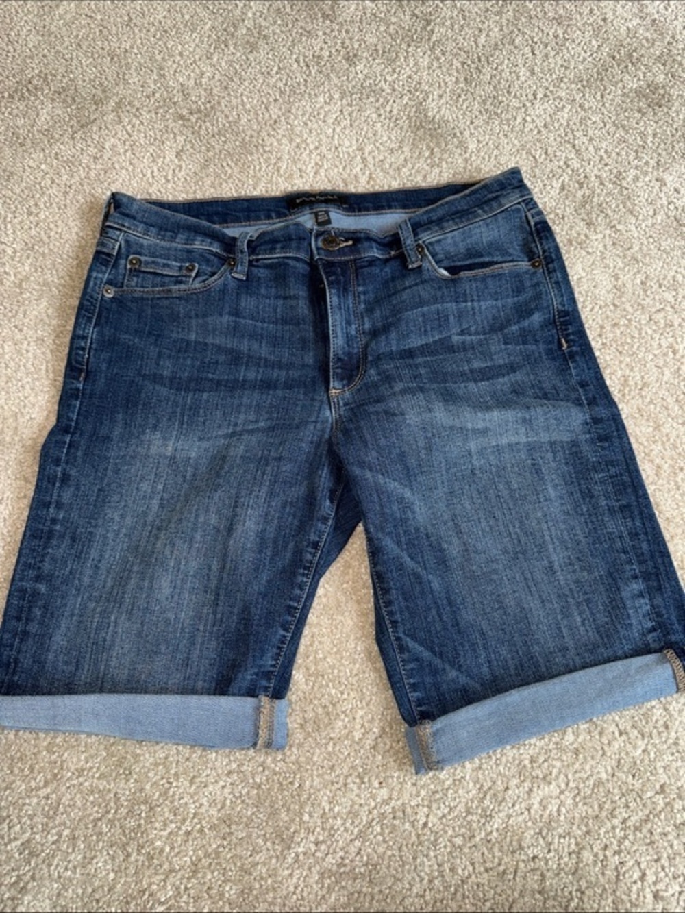 Banana Republic Dark Blue Denim Bermuda Shorts